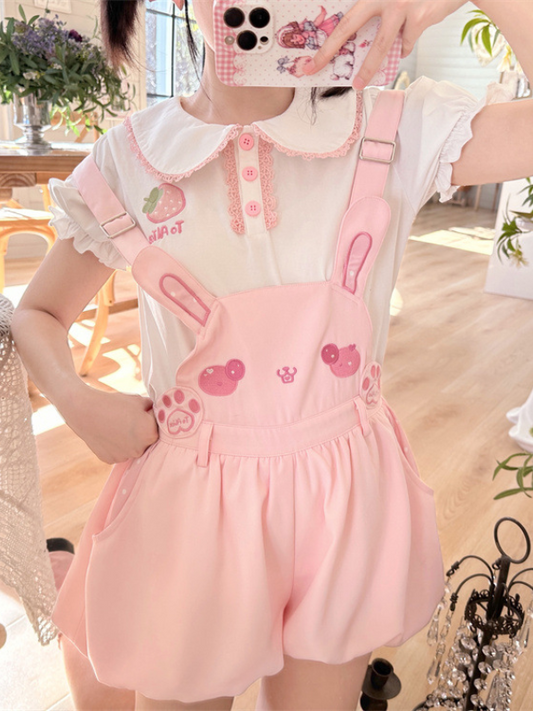 Kawaii Rabbit Straps Shorts