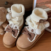 Kawaii Winter Boots With Bear Socks