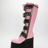 Pink Punk Platform Boots