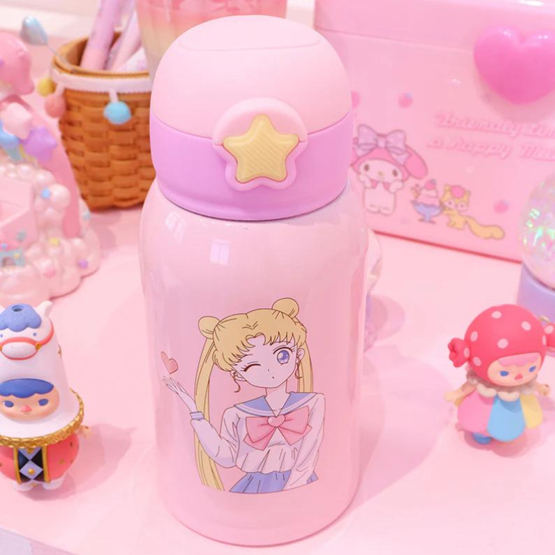 Kawaii Anime Water Bottle