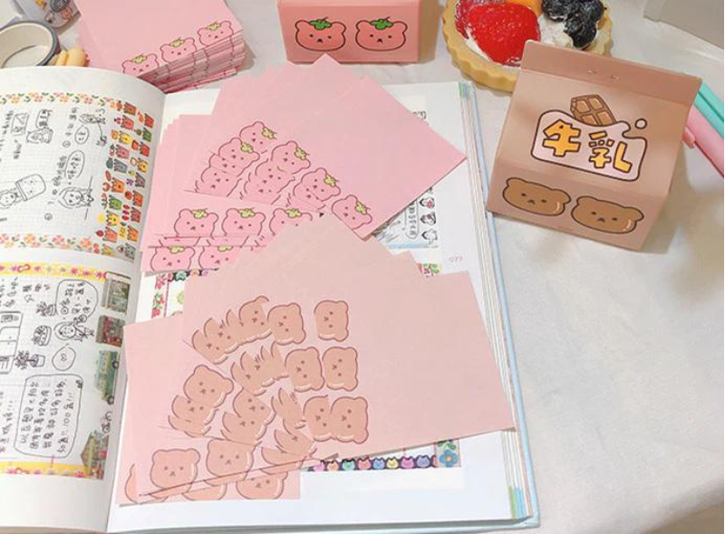 Kawaii Bear Sticky Notes