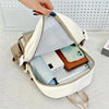 Kawaii Cat Backpack with Plush Display Pocket