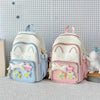 Kawaii Cat Backpack with Plush Display Pocket