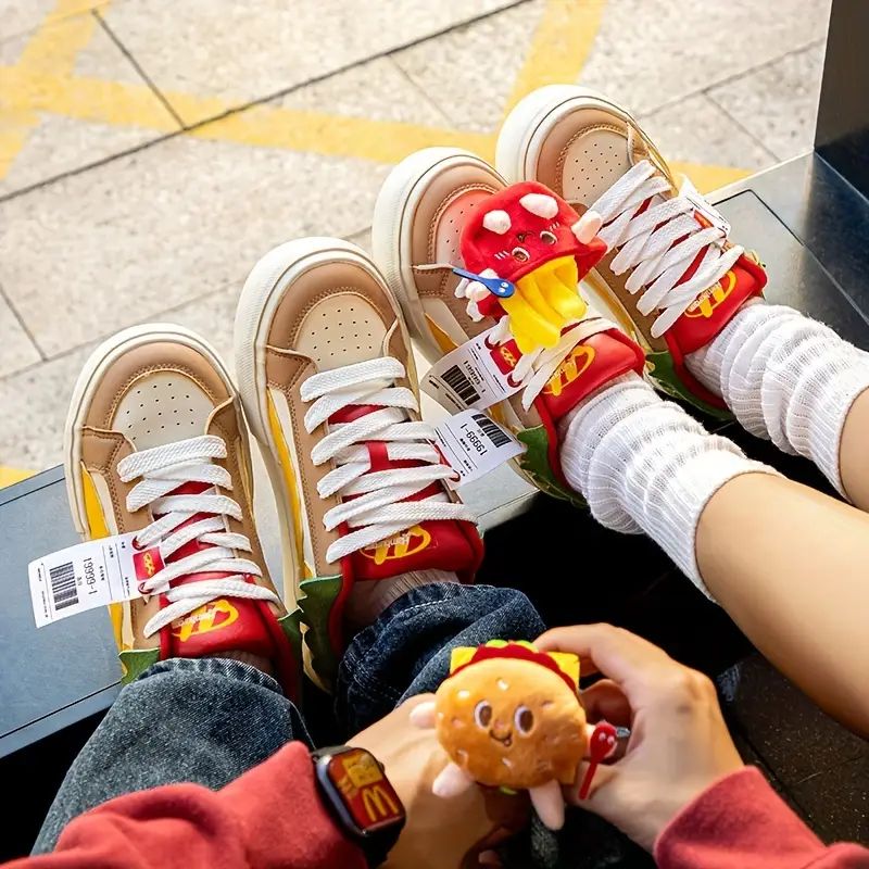 Kawaii Hamburger Sneakers