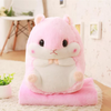 Kawaii Hamster Pillow and Blanket