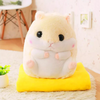 Kawaii Hamster Pillow and Blanket