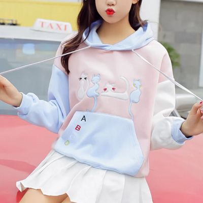 Kawaii Kitty Hoodie