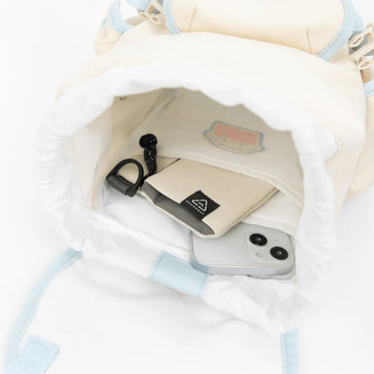 Kawaii Puppy-Inspired Nylon Backpack – Water Repellent, Vegan & Exclusive Embroidery