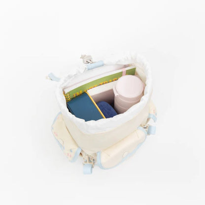 Kawaii Puppy-Inspired Nylon Backpack – Water Repellent, Vegan & Exclusive Embroidery
