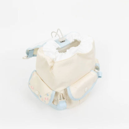 Kawaii Puppy-Inspired Nylon Backpack – Water Repellent, Vegan & Exclusive Embroidery