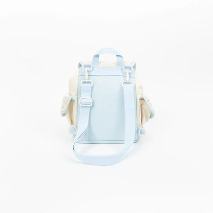 Kawaii Puppy-Inspired Nylon Backpack – Water Repellent, Vegan & Exclusive Embroidery