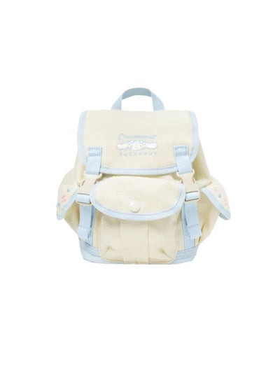Kawaii Puppy-Inspired Nylon Backpack – Water Repellent, Vegan & Exclusive Embroidery