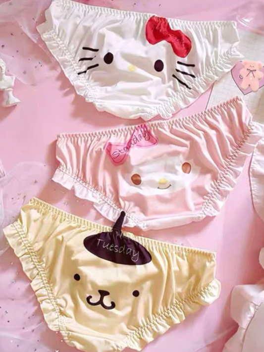 Kawaii Sanrio-Inspired Panties Underwear