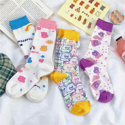 Kawaii Bear Socks