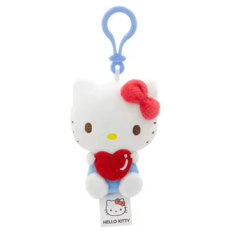 Kawaii Heart Kitty Keyring