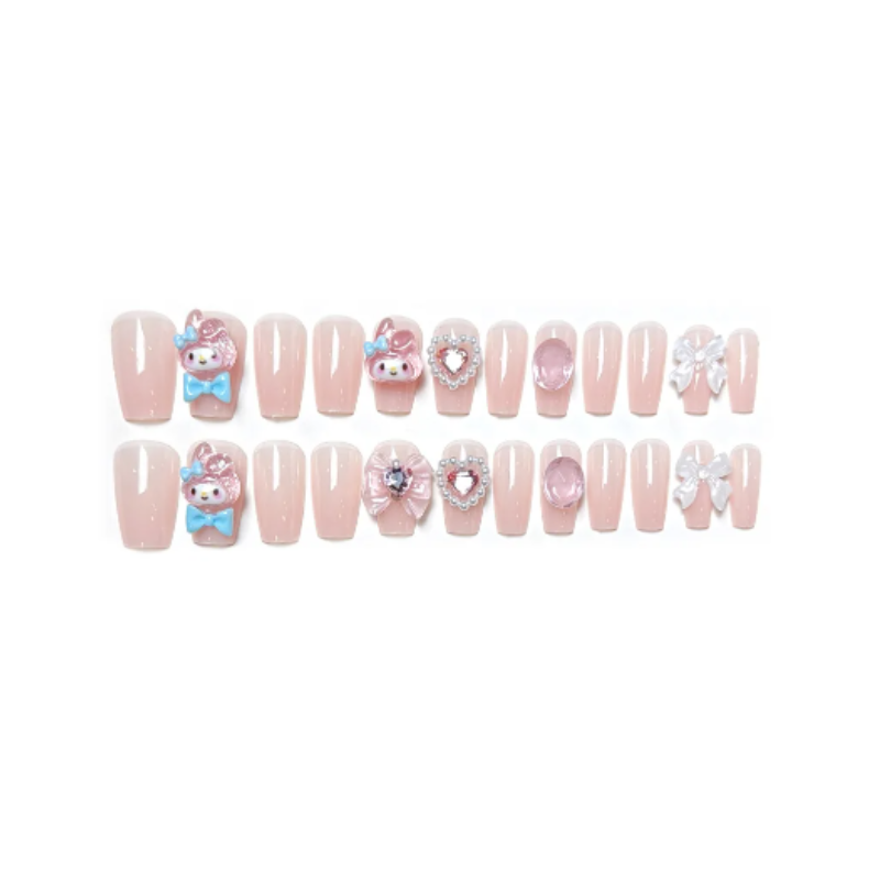 Kawaii Nails My Melody 01
