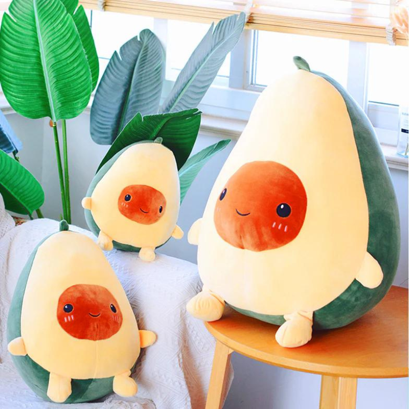 Kawaii Avocado Pillow