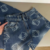 Kitty Face High-Waisted Jeans