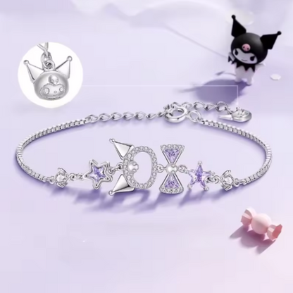 Kuromi Bracelet Silver