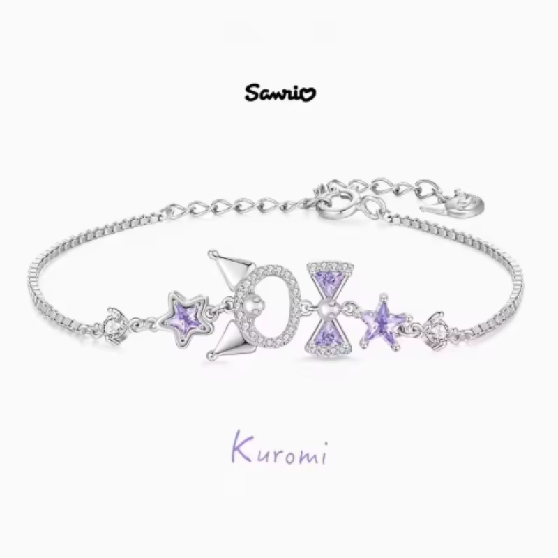Kuromi Bracelet Silver