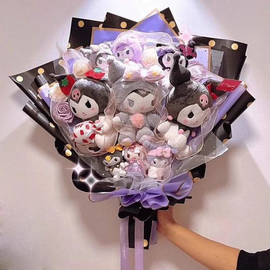 Large Kuromi Plush Bouquet kawaii gift