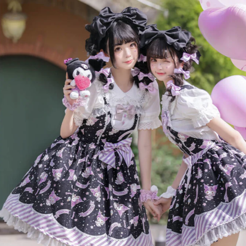 Kuromi Lolita Dress Set
