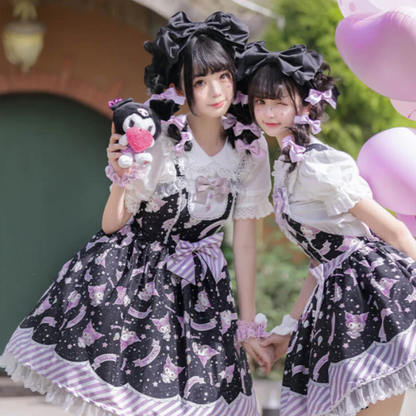 Kuromi Lolita Dress Set