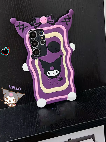 Kuromi Phone Case With Pendant For Samsung