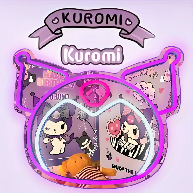 Kuromi Neon LED Light Mirror
