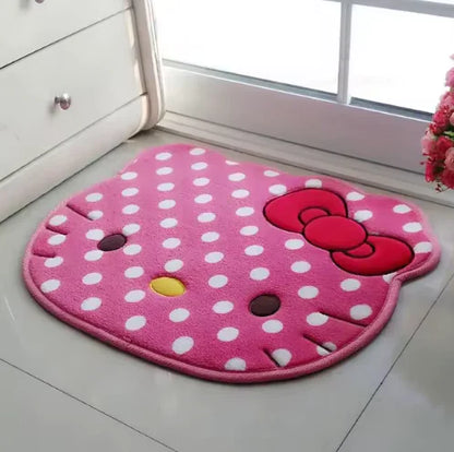 Hello Kitty Face Rug Kawaii