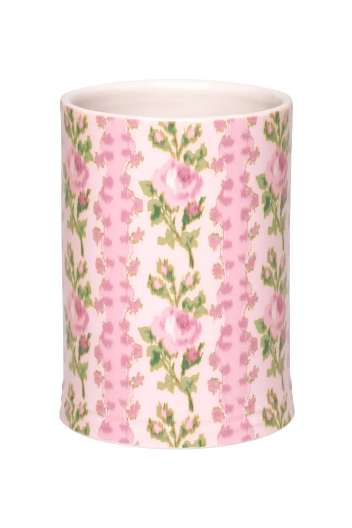 LoveShackFancy Junette Porcelain Tumbler – Pink