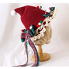 Lace Bow Christmas Hat