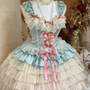 Light Blue Marie Antoinette Style Short Dress