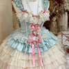 Light Blue Marie Antoinette Style Short Dress