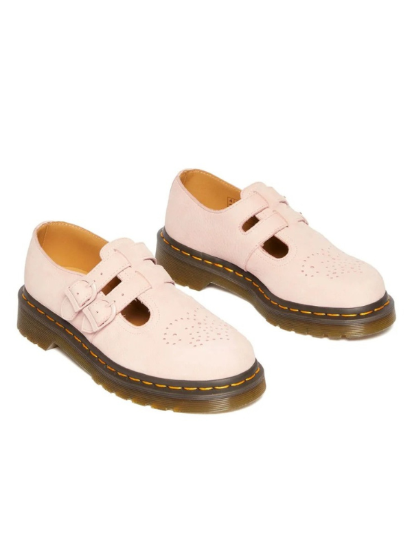 Pink Leather Mary Jane Shoes