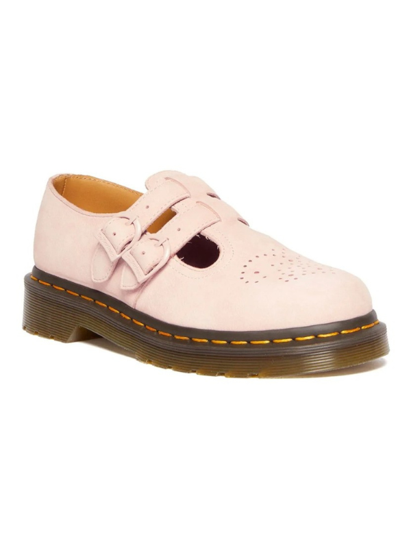 Pink Leather Mary Jane Shoes