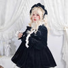 ♡ Meomeng ♡ Black Velvet Dress – Plus Size