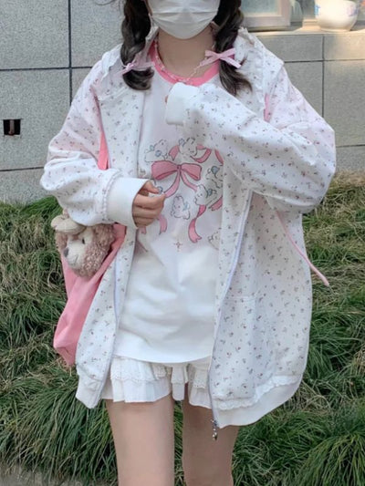 Meow Kitty Cottage Hooded Jacket