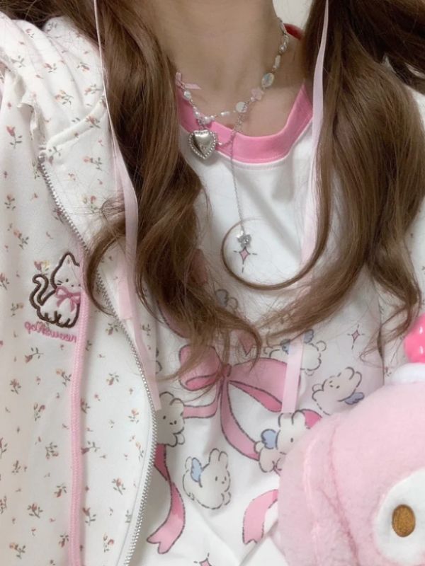 Meow Kitty Cottage Hooded Jacket