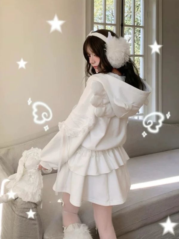 Milk Angel Bear Sweat Jacket