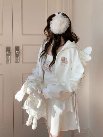 Milk Angel Bear Sweat Jacket
