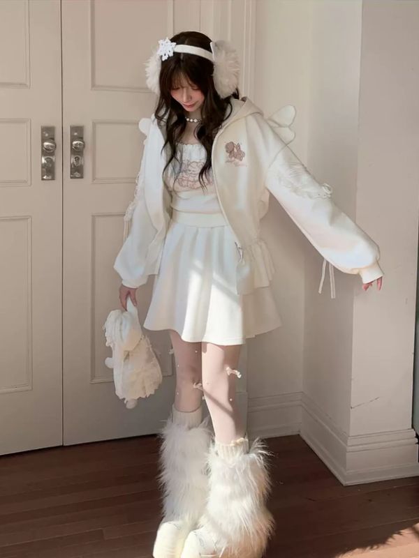 Milk Angel Bear Sweat Jacket