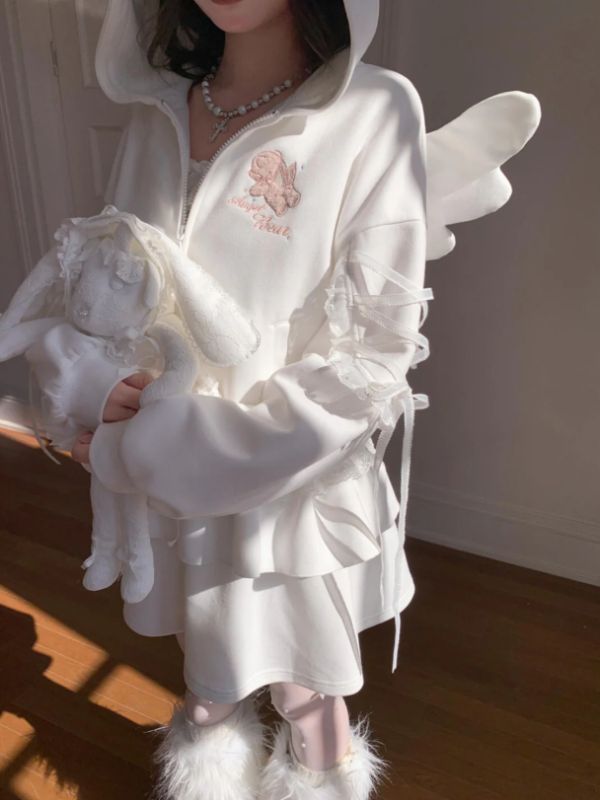 Milk Angel Bear Sweat Jacket