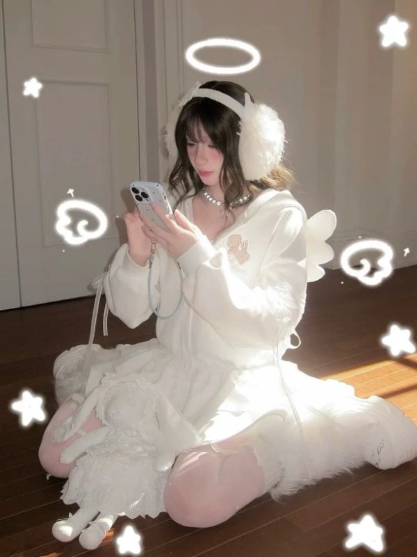 Milk Angel Bear Sweat Jacket