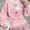 Cute Sheep Sweater With Lace