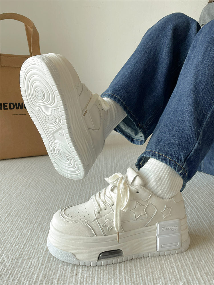 Dark High Heel Sneakers
