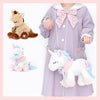 Cute Plush Unicorn Shoulder Bag