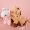 Cute Plush Unicorn Shoulder Bag