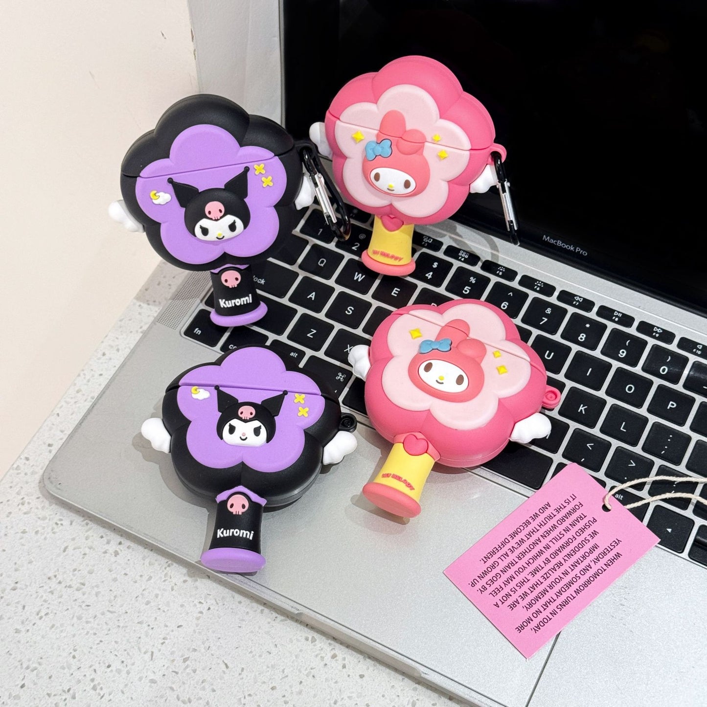 Kuromi and My Melody Magic Wand AirPods Case