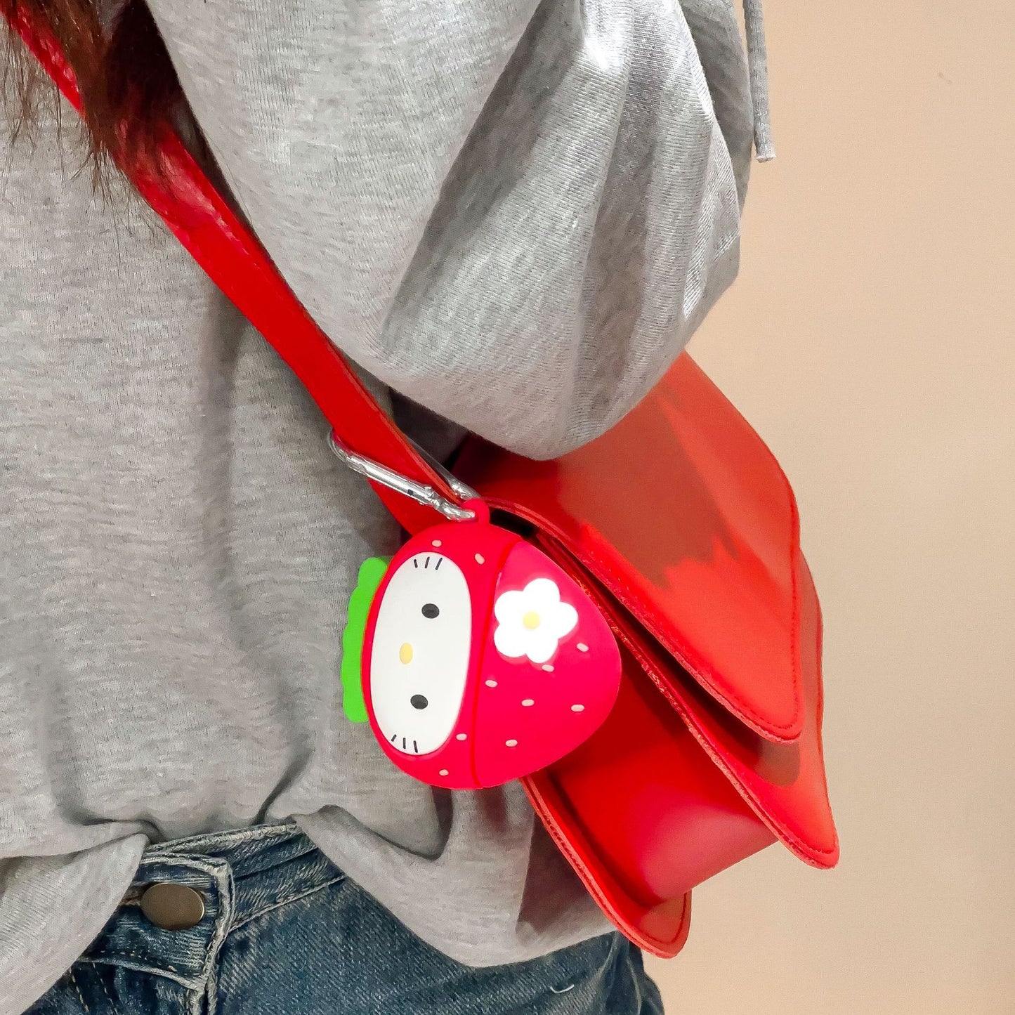 Hello Kitty Strawberry Kawaii AirPods Case